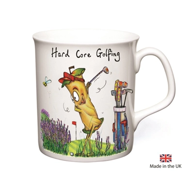 Bone China Hard Core Golfing Mug Bone China Hard Core Golfing Mug