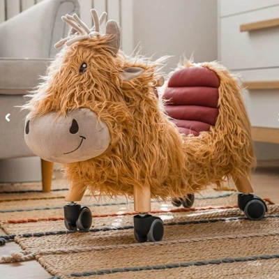 Huggable Highland Cow Ride On Huggable Highland Cow Ride On