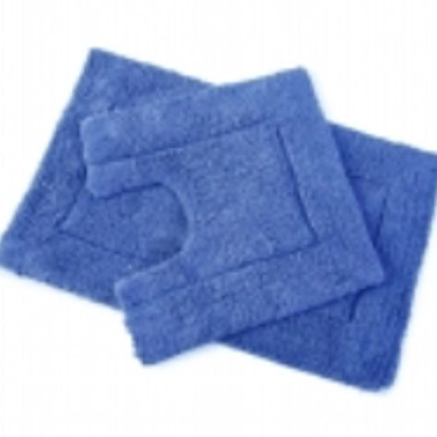 Luxurious Blue 2 Piece Cotton Bath Set Luxurious Blue 2 Piece Cotton Bath Set