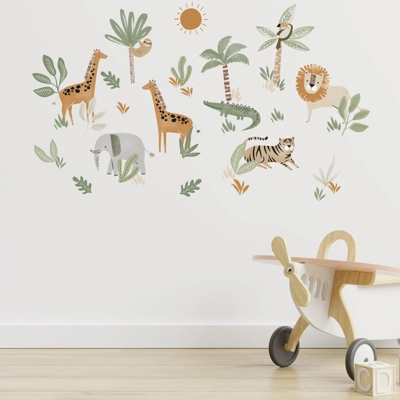 Jungle Safari Wall Stickers Jungle Safari Wall Stickers