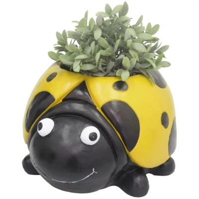 Ladybird Planter Yellow