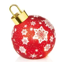LED Giant Table Top Bauble Red