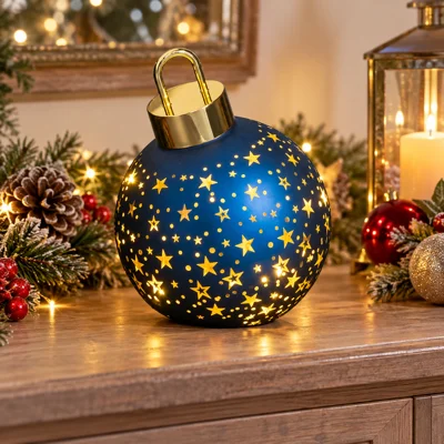 LED Giant Bauble Matt Blue