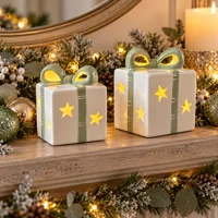 LED Ceramic Light Up Gift Box Large