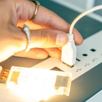 USB LED light with 4 metre cable