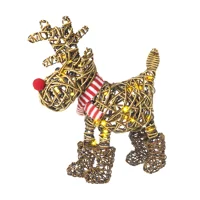 LED Rattan Reindeer