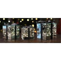 LED Mirror Glass Light Up Gift Box Small