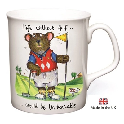 Bone China Life Without Golf Mug Bone China Life Without Golf Mug