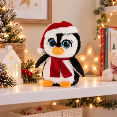 Mini Motsu Christmas Penguin 10cm