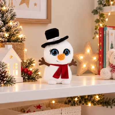 Mini Motsu Christmas Snowman 10cm