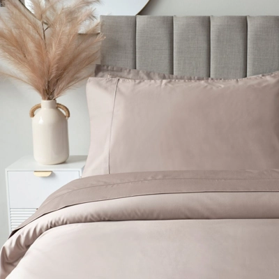 400TC Double Fitted Extra Deep Sheet Mink Egyptian Cotton Sateen