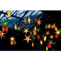 Firework Natural Lantern