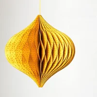 Handmade Premium 10" Onion Decoration Gold