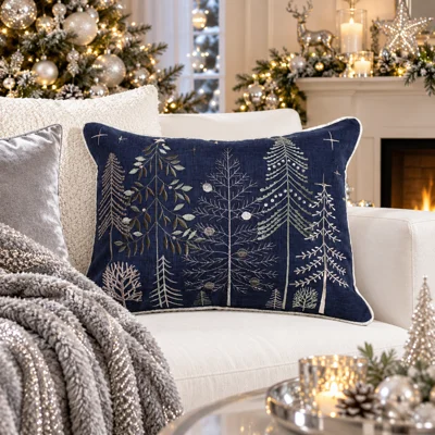 Pines Embroidered Boudo..