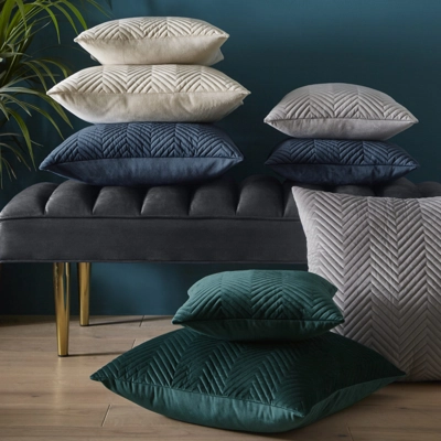 Pinsonic Velvet Cushion Teal
