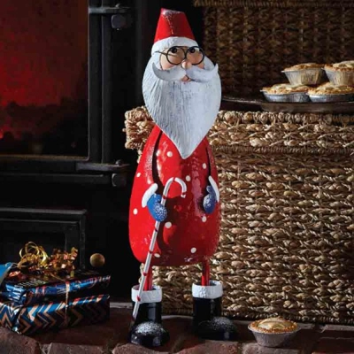 Santa Metal Figurine
