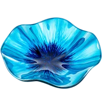 Aluminium Enamelled Poppy Bowl Large Aqua