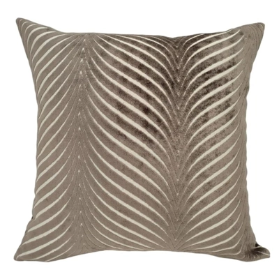 Leona Feather Filled Large Cushion Chocolate