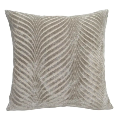 Leona Feather Filled Large Cushion Taupe