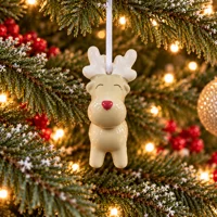 Reindeer Ceramic Pendant