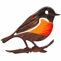 Aluminium Enamelled Robin large