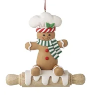 Gingerbread Chef Pendant