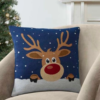 Rudolph Filled Cushion