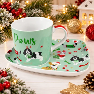 Paws Christmas Mug & Bi..