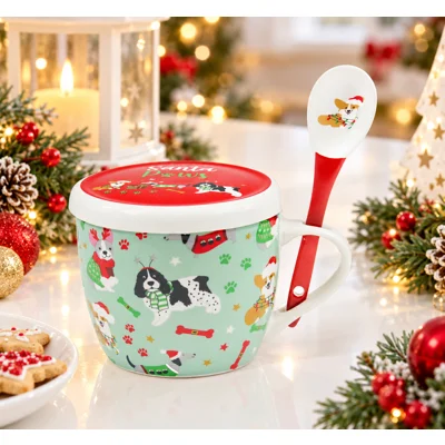 Paws Christmas Mug & Spoon