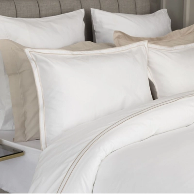 Belgravia 200tc Cotton Double Duvet Set Oyster Belgravia 200tc Cotton Double Duvet Set Oyster