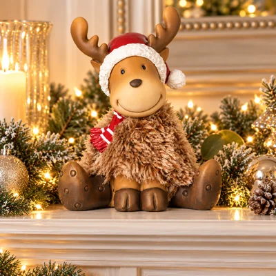 Festive Moose Red