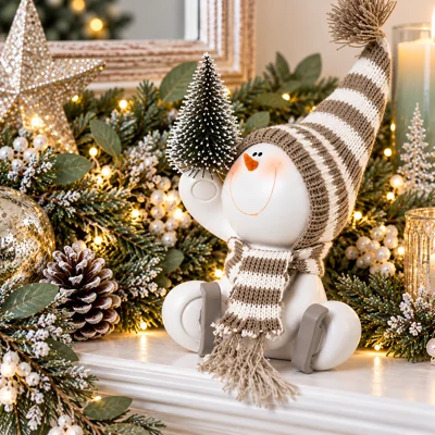 Skating Snowman