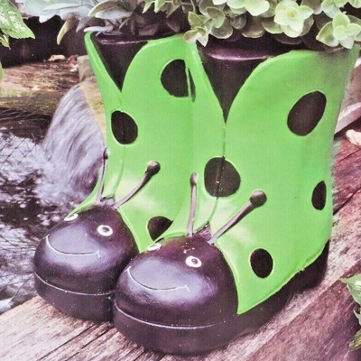 Ladybird Wellies Planter