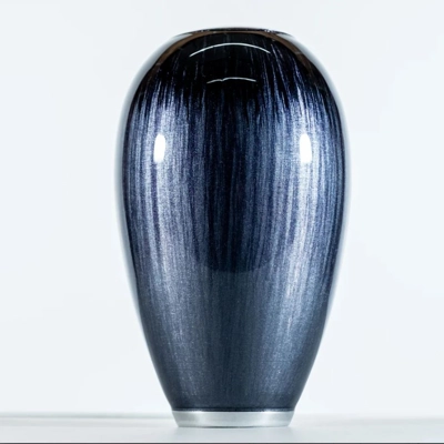 Aluminium Enamelled Medium Vase Graphite Aluminium Enamelled Medium Vase Graphite