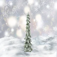 Snowy Nordic Tree Standard