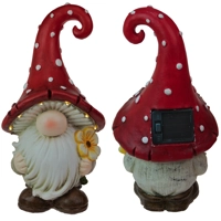 Toadstool Solar LED Gnome