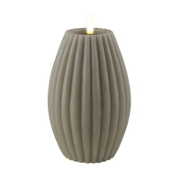 LED Striped Candle Sand Large