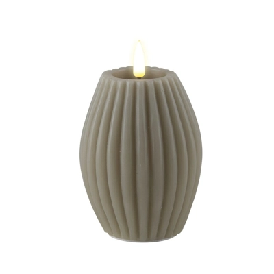 LED Striped Candle Sand Small