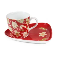 Sugar Cookies Christmas Mug & Biscuit Saucer