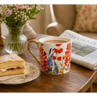 Sunburst Floral Mug