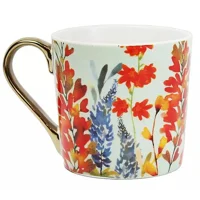 Sunburst Floral Mug