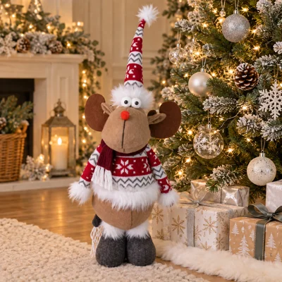 Reindeer with Telescopic Legs Red 75cm