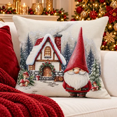 Gonk Shire Tapestry Filled Cushion