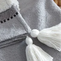 Tirana Cotton Mix Throw Grey