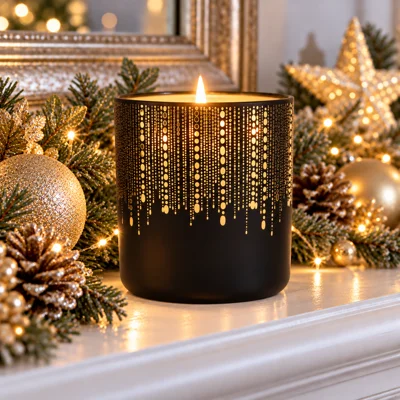 Twilight Luxe Oakwood & Mulberry Candle