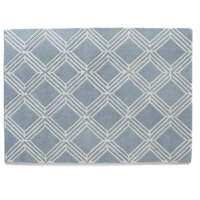 Vienna 2000x290cm Wool & Viscose Rug Blue