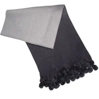 Pom Pom Throw Blue
