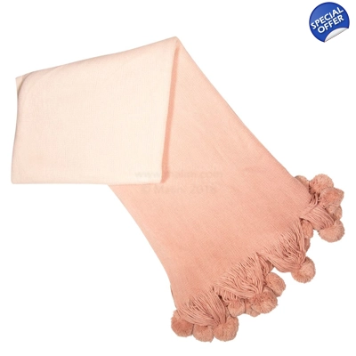Pom Pom Throw Blush