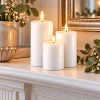 LED Candle White Large