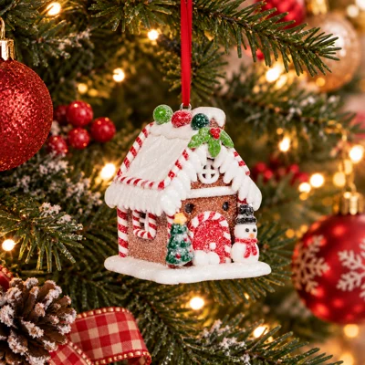 Gingerbread House Pendant